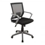 Techni Mobili Black Modern Mesh Office Task Chair-RTA-2918-BK - The Home  Depot
