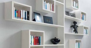 Overwhelming Modern Wall Mounted Bookshelves With Stylish Sectional White  Custom Detail And Best Functional And Appearances For How To Make Custom