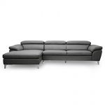Amazon.com: Baxton Studio Voight Modern Sectional Sofa, Gray