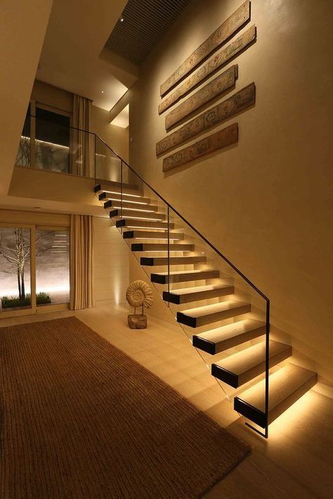 17 TOP Stairway Lighting Ideas, Spectacular With Modern Interiors