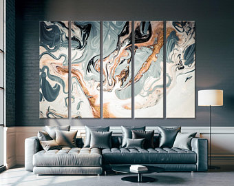 Abstract Artwork Print / Contemporary Art Print / Modern Wall Art Set /  Housewarming Gift Idea / Entryway Wall Decor for Home & Office