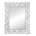 Rectangle Ornate Geometric Wall Mirror