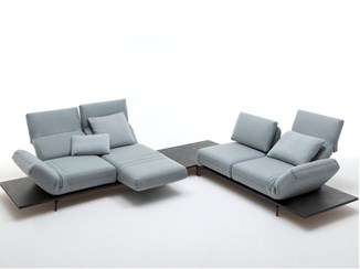 AURA - Modular fabric sofa