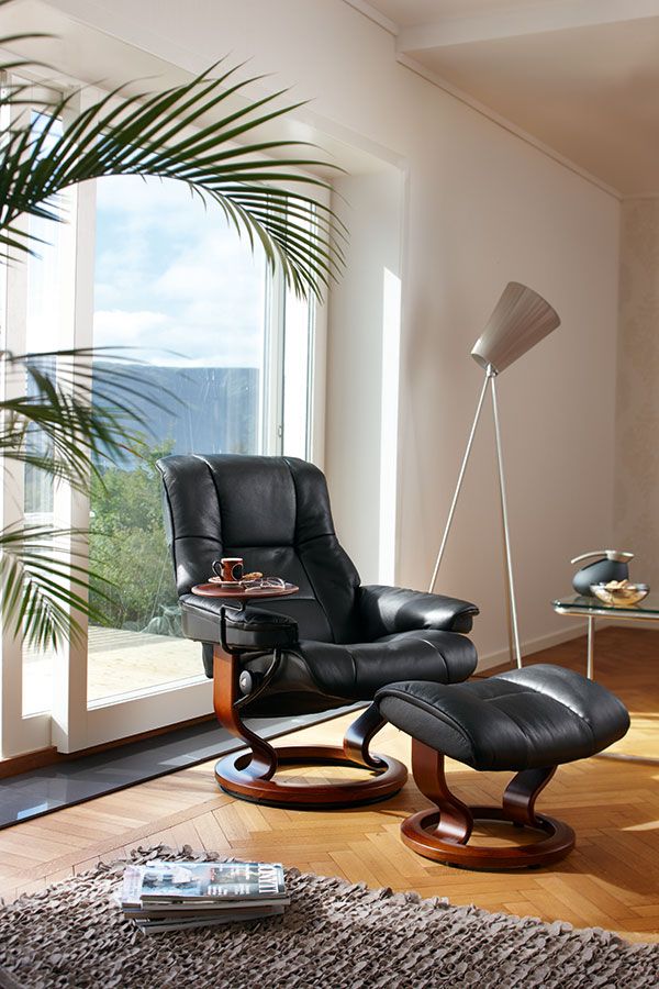 They are the most comfortable thing ever. Leather Recliner chairs |  Stressless