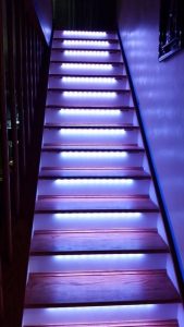 LED NeoPixel Motion Sensor Stair Lighting: 6 Steps