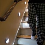 Wireless LED Stair Lights | When you get within 6 feet of the first