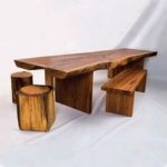 Rustic wood furniture for Living Room