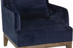 Keswick Navy Blue Club Chair by Kosas Home