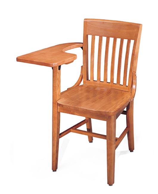 309a-solid-oak-tablet-arm-chair