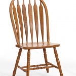 Picture of Classic Oak Chestnut Curved Arrowback Chairs