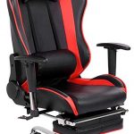 Merax Ergonomic Series Pu Leather Office Chair Racing Chair with Footrest  Computer Gaming Chair, Recliner