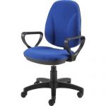 Microfiber Seat Blue Office Chair