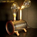 LED Steampunk Lamp Using Old Light Bulbs: 17 Steps