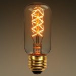 25 Watt - Vintage Light Bulb - 4.13 in. Length - Radio Style