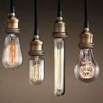 Old Light Globes Squirrel Cage Filament Round Old Fashioned Light