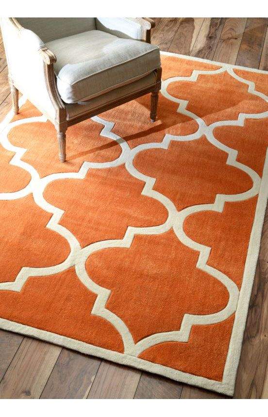 Orange Rugs Design  to Transform
  Your Space