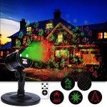 Amazon.com : Christmas Laser Lights, Red & Green LED Projector, RF