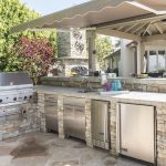 An outdoor kitchen at the home of Mary and Michael Fry in Yorba Linda, on  Friday, June 2, 2017. (Photo by Nick Agro, Orange County Register/SCNG)