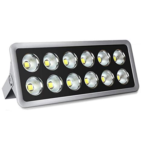 LED Flood Light, Morsen 600W Super Bright Outdoor LED Floodlight