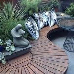 Interesting outdoor seating and table. with garden builtin - Gardening  Choice Org