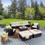 Bennett Outdoor Sofa Seating Group with Cushions