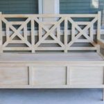 DIY Outdoor Storage Bench: Finish the Bench Outdoor Storage, Porch Bench  With Storage,
