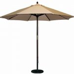 9' foot wood patio market umbrellas commercial grade $79.95