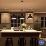 The room may receive welcoming glow thanks to big pendant lighting that  gives stair landing. Meanwhile, other items are located in one strategic  spot to