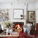15+ Living Rooms Perfect For Relaxed Entertaining. Red Persian Rug