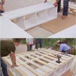 How to Build a Platform Bed with Storage #furniture #bed #DIY
