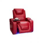 Seatcraft Equinox Home Theater Seating - Leather - Power Recliner -  Adjustable Power Headrest - Adjustable