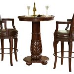 Steve Silver Antoinette 3-Piece Pub Table Set - Traditional - Indoor Pub  And Bistro Sets - by Beyond Stores
