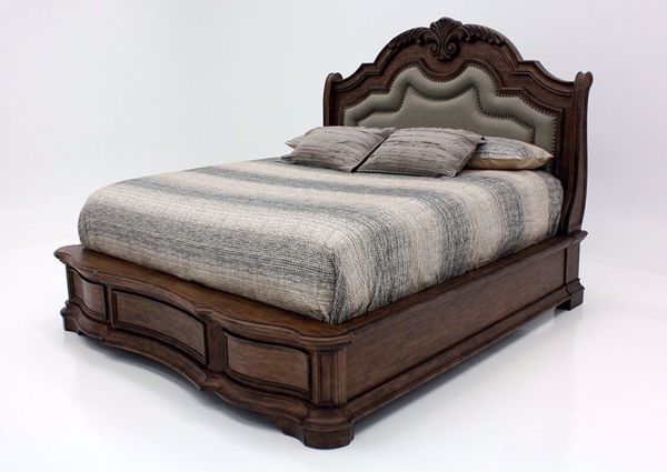 Picture of Tulsa Queen Size Bed - Light Brown