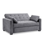 Shop Serta Avery Dream Grey Upholstered Convertible Queen Sofa Bed - Free  Shipping Today - Overstock - 22700442
