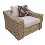 Dutil 4 Piece Rattan Sofa Set with Cushions