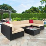 Best Choice Products 4pc Outdoor Patio Garden Furniture Wicker Rattan Sofa  Set Black - Traveller Location