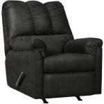 Image is loading Black-Rocker-Recliners-Armchair-Recliner-Chairs-Arm-Chair-