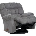 Catnapper Teddy Bear Inch-A-Way Oversized Chaise Recliner Chair - Graphite