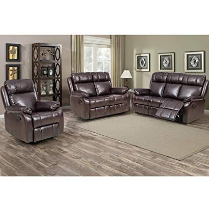 Amazon.com: BestMassage Loveseat Chaise Reclining Couch Recliner