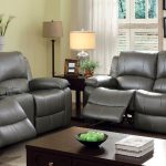 Double Reclining Sofa with Dropdown Center Table FACM6326-SF and Double Reclining  Loveseat with Center