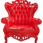 Full Polyurethane King Armchair, Red - Eclectic - Armchairs And Accent  Chairs - by POLART (AYC Internacional dba POLART)