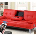 Sleep Design Manhattan Bluetooth Sofa Bed - Red
