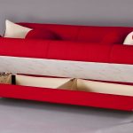 Best Tetris Red Sofa Bed by Sunset