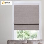 DIHIN HOME Cotton/Linen Blackout Curtain Roman Blinds Curtain For Kitchen  Bathroom Bedroom Many Colors For C