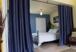 Premium Heavyweight Room Divider Curtains · Harbor Blue