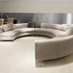 Glamorous Furniture And Living Room Furniture With Round Living Room Table  Sets And Oversized Round Chair As Well As Circular Sectional Sofa
