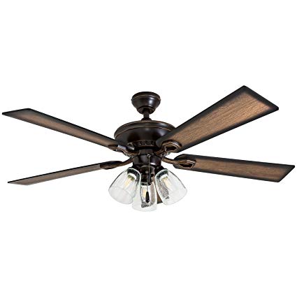 Prominence Home 40278-01 Glenmont Rustic Ceiling Fan with Barnwood