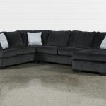 Calvin Slate 3 Piece Sectional W/ Raf Chaise | Living Spaces