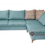 Luonto Flipper LAF Chaise Sectional Sleeper Sofa in Naomi 321