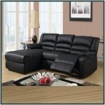 Leather sectionals with chaise and recliner